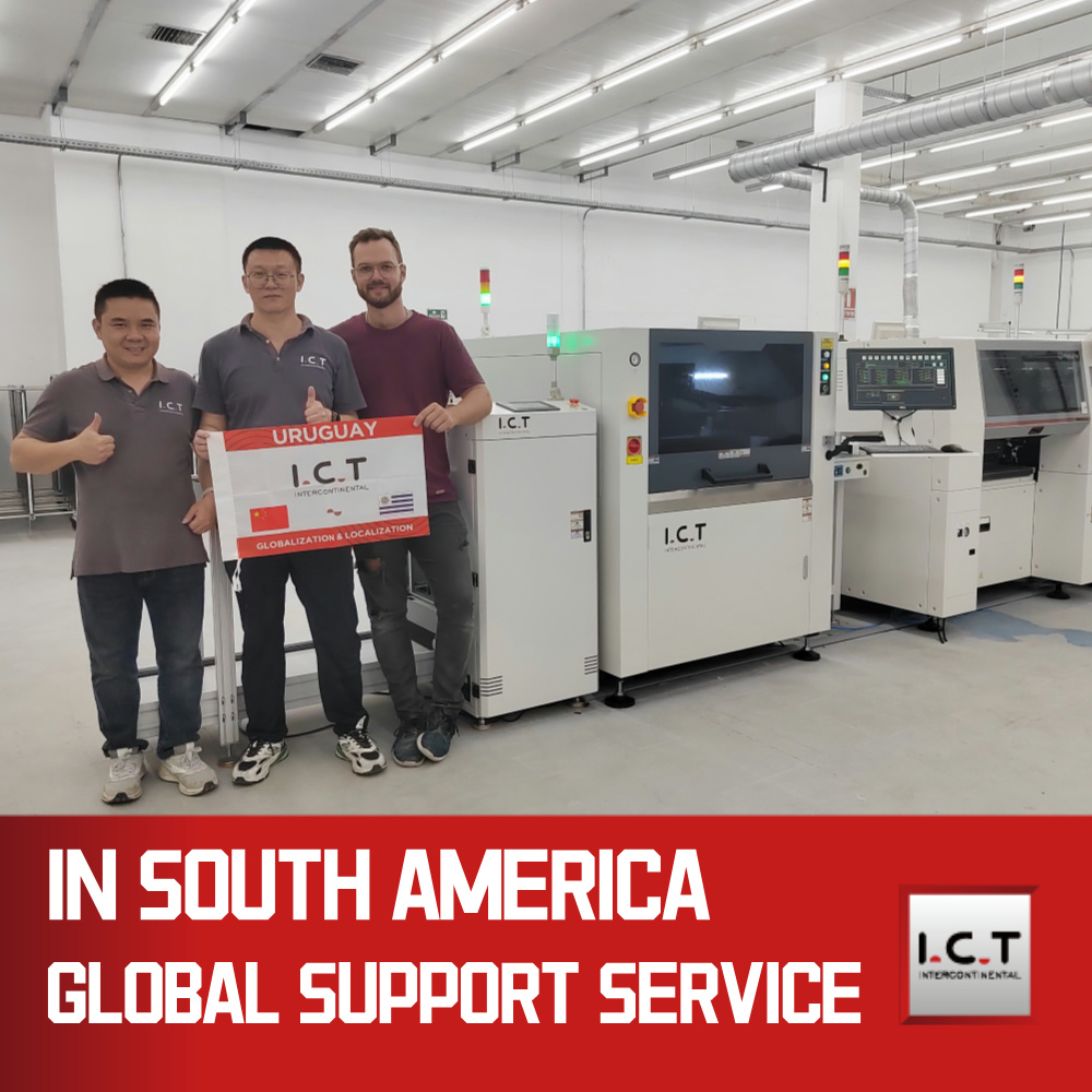 I.C.T | A pasta inteiramente da solda de Smt conduziu a auto máquina automática clara da impressora da solda do PWB