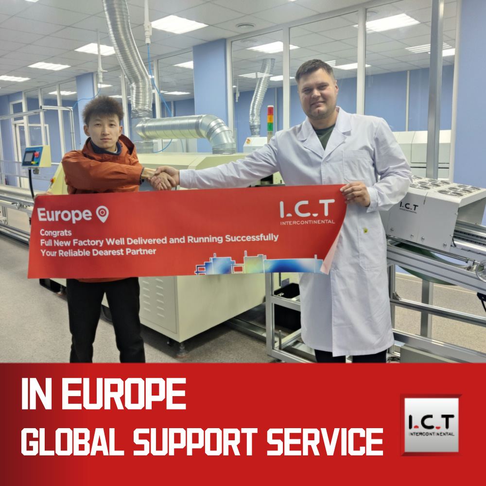 I.C.T | Preço baixo Máquina de solda por onda PCB pulverizador de fluxo de mesa máquina de solda dip