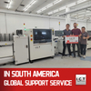 I.C.T | SMT PCB Vinculação personalizada Transportador SMT com estação de trabalho