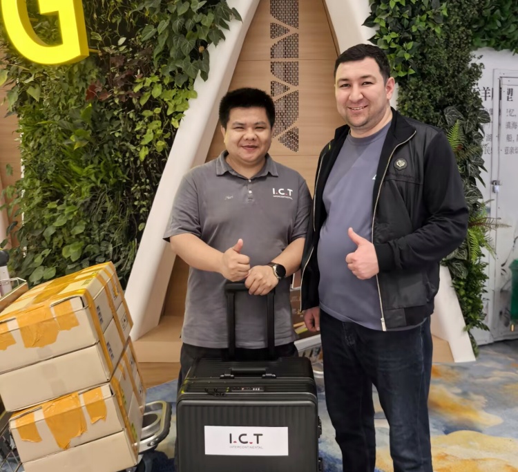 Engenheiro I.C.T chega ao Uzbequist&atilde;o para instala&ccedil;&atilde;o da linha de produ&ccedil;&atilde;o SMT