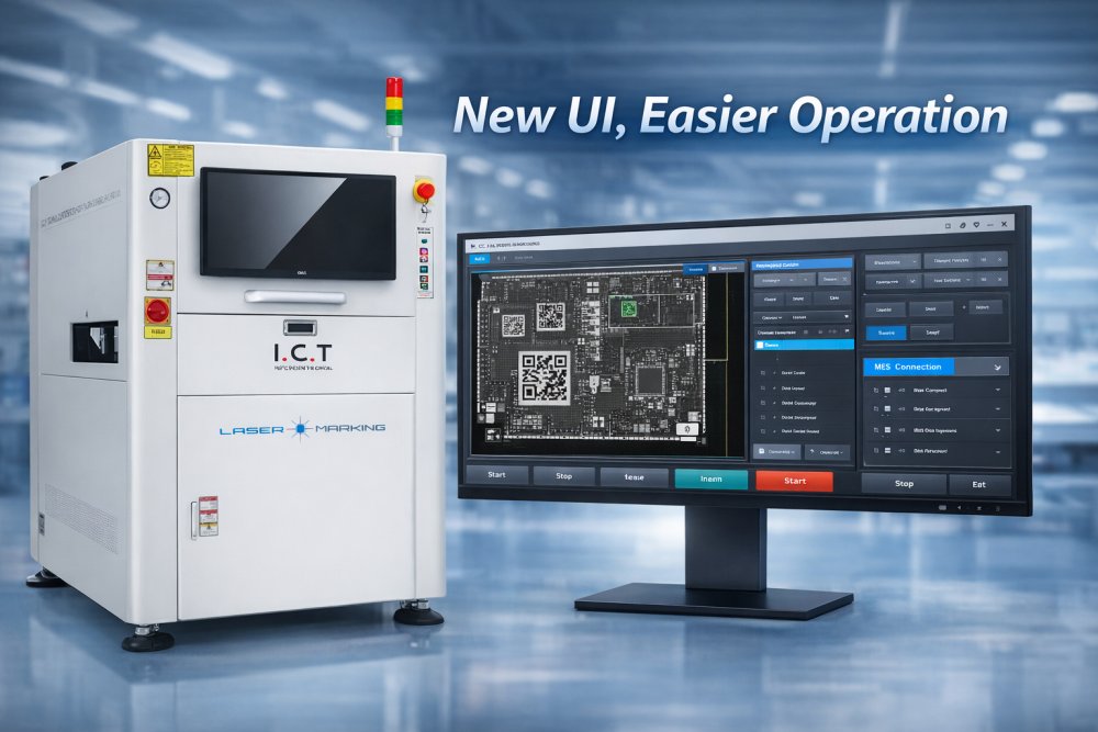 SMT m&aacute;quina de marca&ccedil;&atilde;o a laser