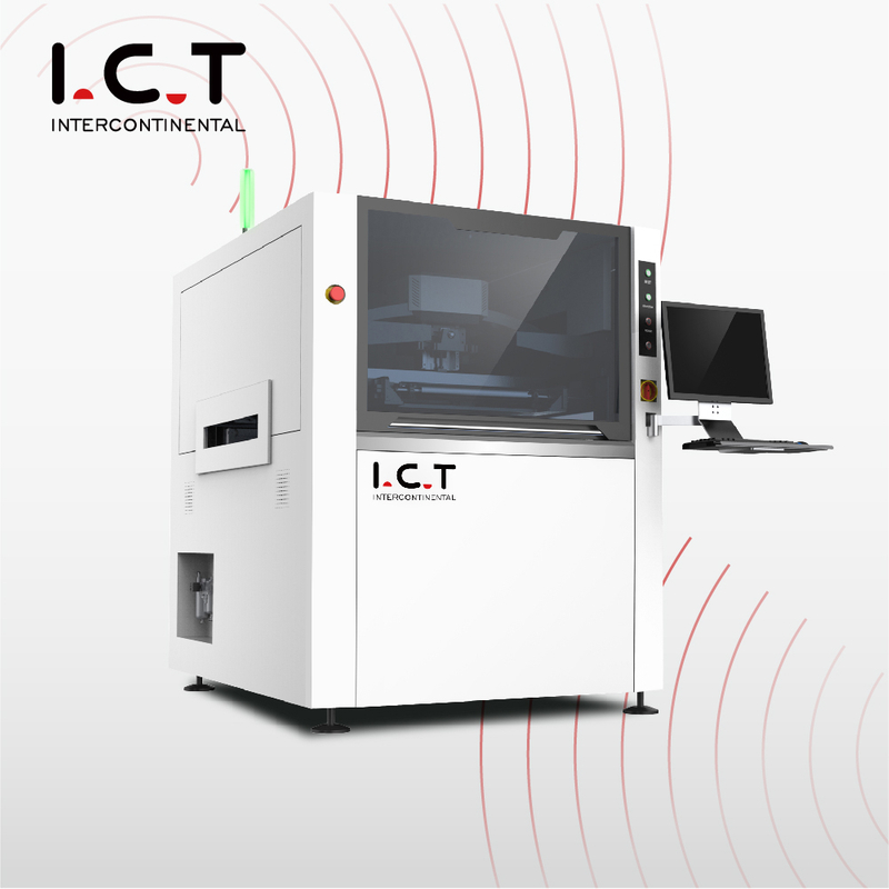 I.C.T |Estêncil de linha smd para impressora de tela plana de grande porte Eta PCB