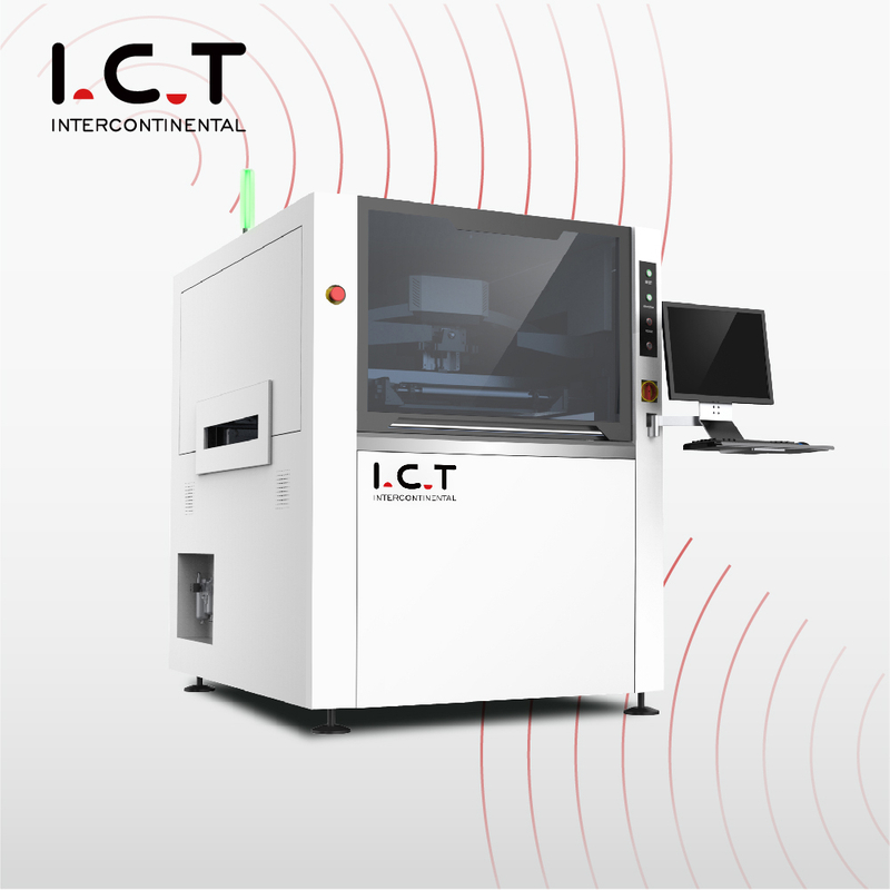 I.C.T |SMT smd Inspeção manual da impressora de estêncil de tatuagem