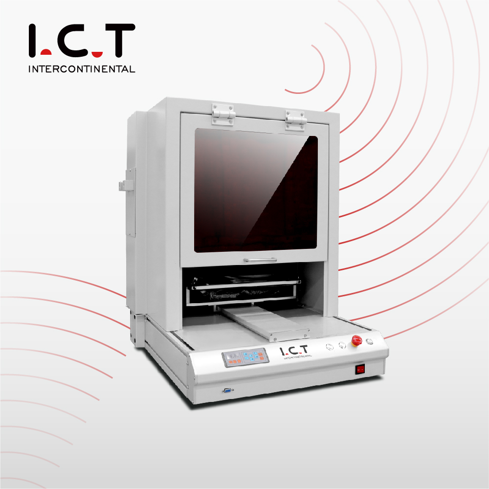 I.C.T丨SMT máquina de colagem por pulverização de revestimento isolante para PCB led