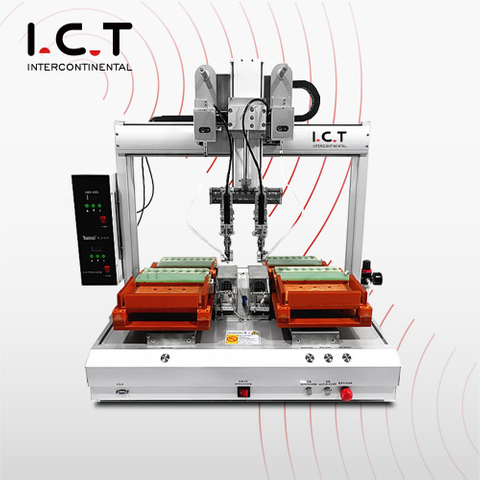I.C.T | Robô dispensador automático de pasta de solda em linha Itc