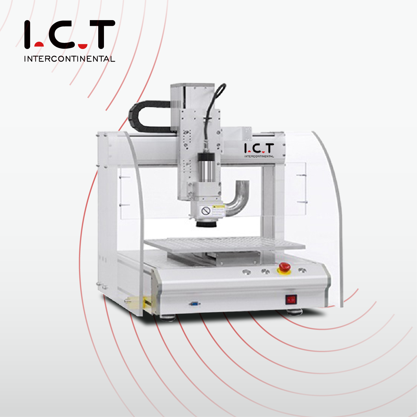 I.C.T |Máquina de fresagem de fuso automático CNC PCB