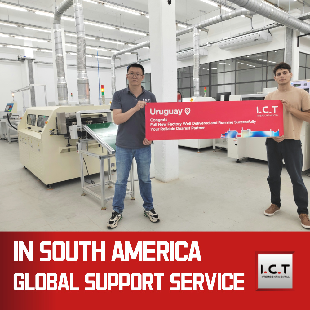 I.C.T | Pequena máquina automática de solda por onda sem chumbo