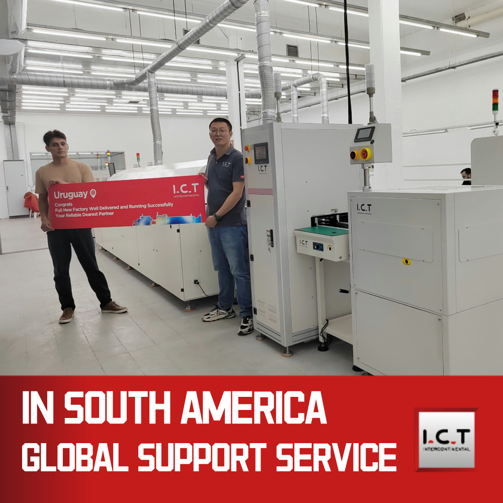 I.C.T BCS-M | PCB Leitura de código de barras Transportador SMT