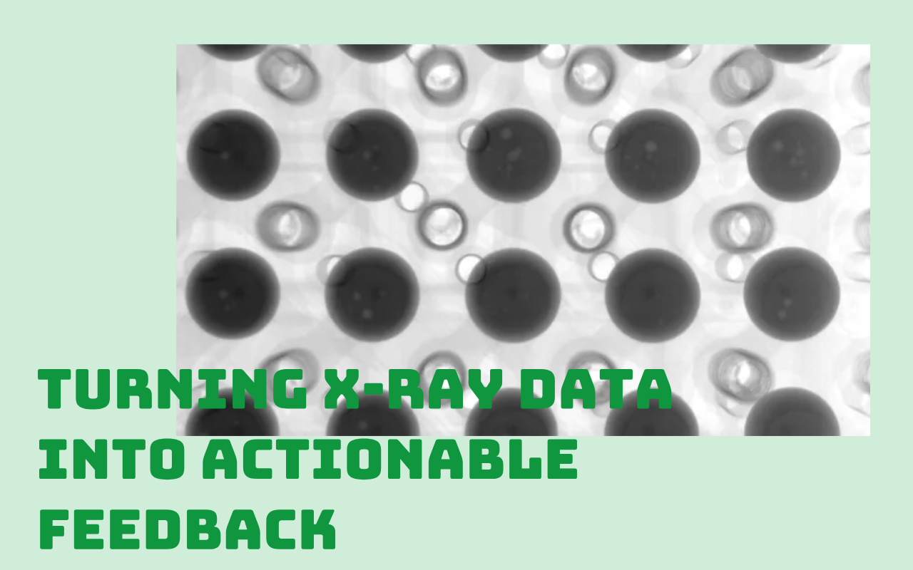 5. Ciclo pr&aacute;tico de feedback de raios X em produ&ccedil;&atilde;o real