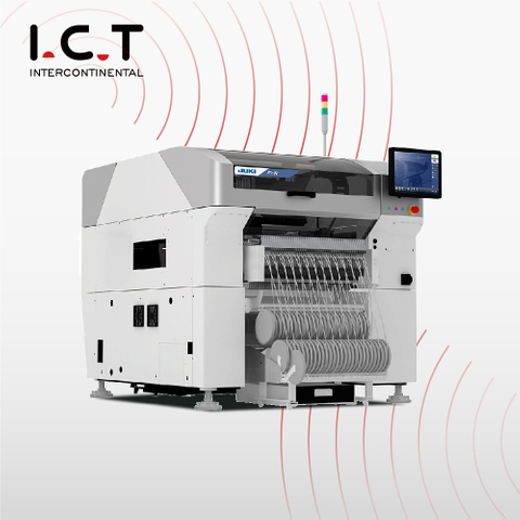 I.C.T |Máquina Pick-and-Place JUKI PCB SMT Linha de máquinas e máquina de solda