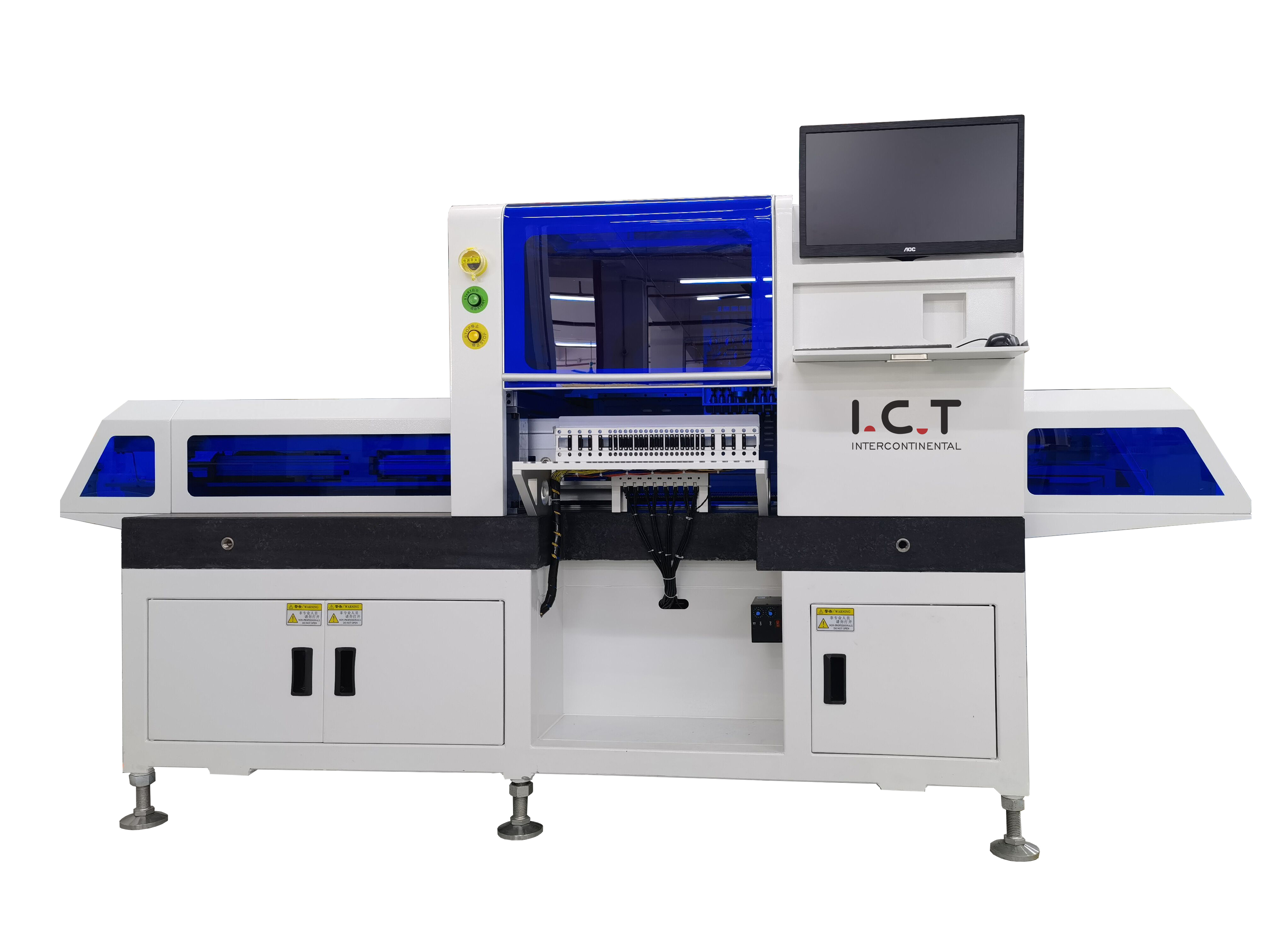 I.C.T |SMD Protótipo de máquinas usadas para pegar e colocar manualmente a placa Vicual PCB