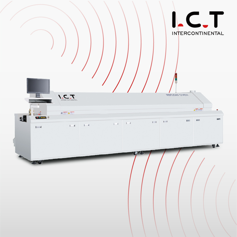 I.C.T |Máquina de soldar 150-200w para SMT Forno de refluxo eletrônico Transportador SMT