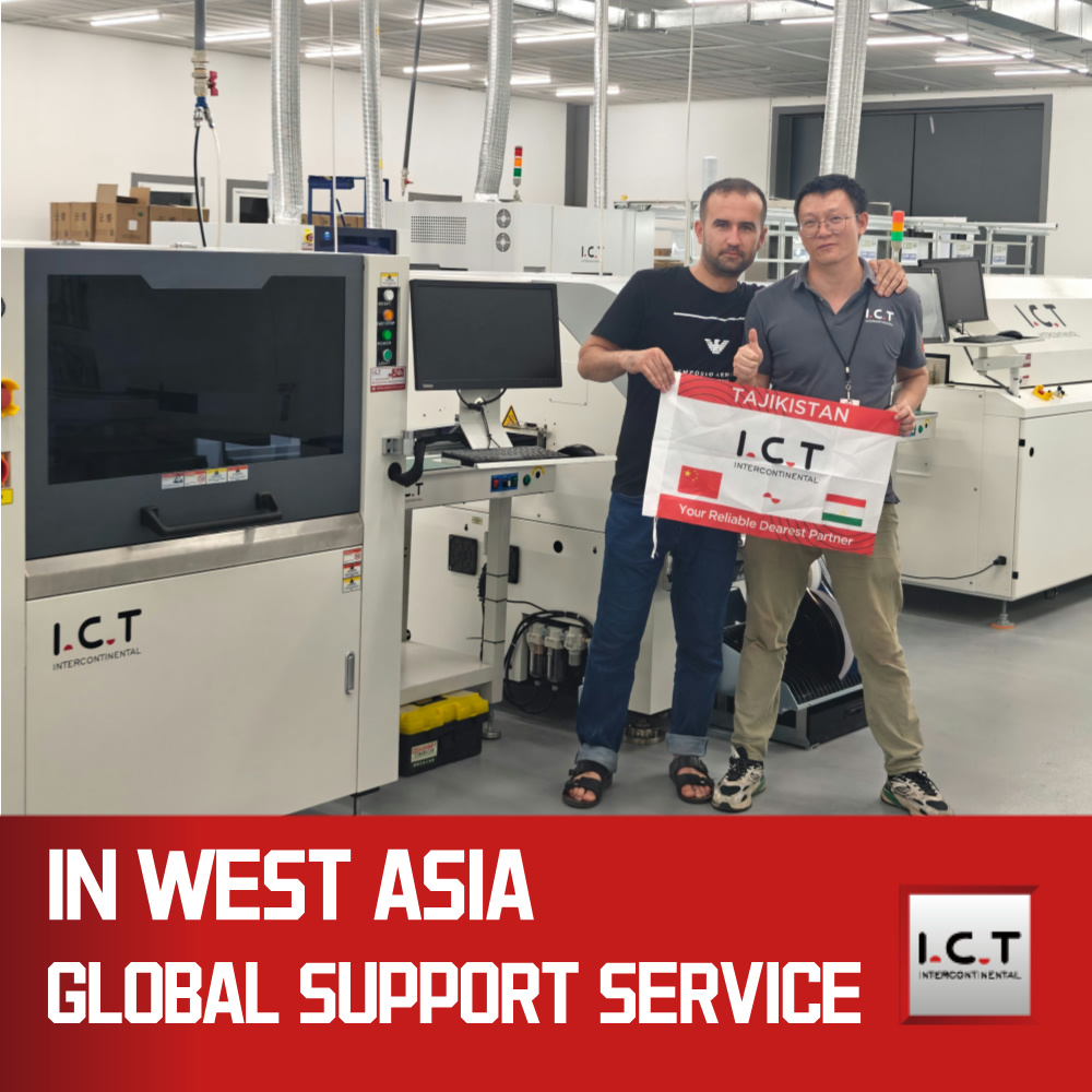 I.C.T-6534 | SMT Máquina de impressão de pasta de solda para montagem PCB