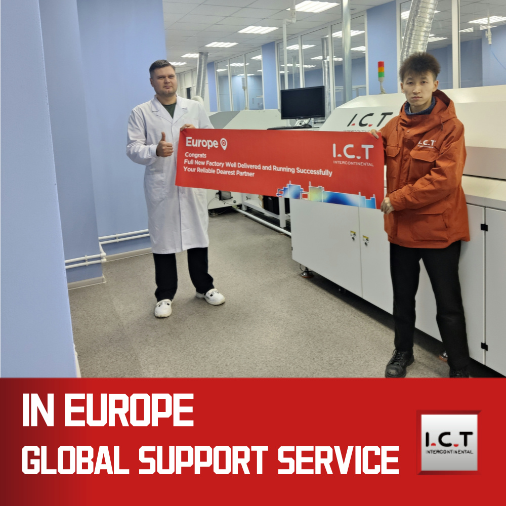 I.C.T | Máquina Solering SMT de 10 zonas para escolher e colocar LED Forno