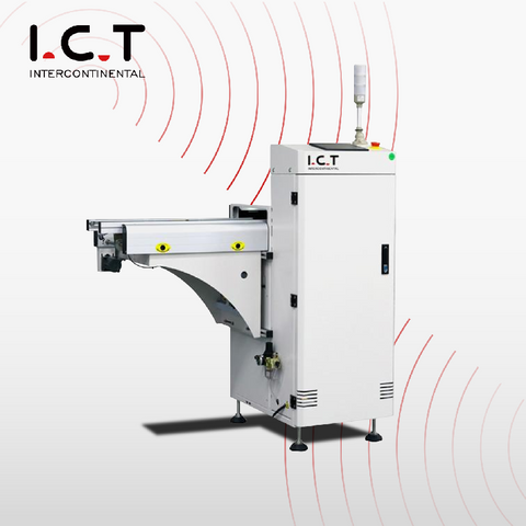 I.C.T LD-M |Revista de 90 graus SMT PCB Loader e descarregador