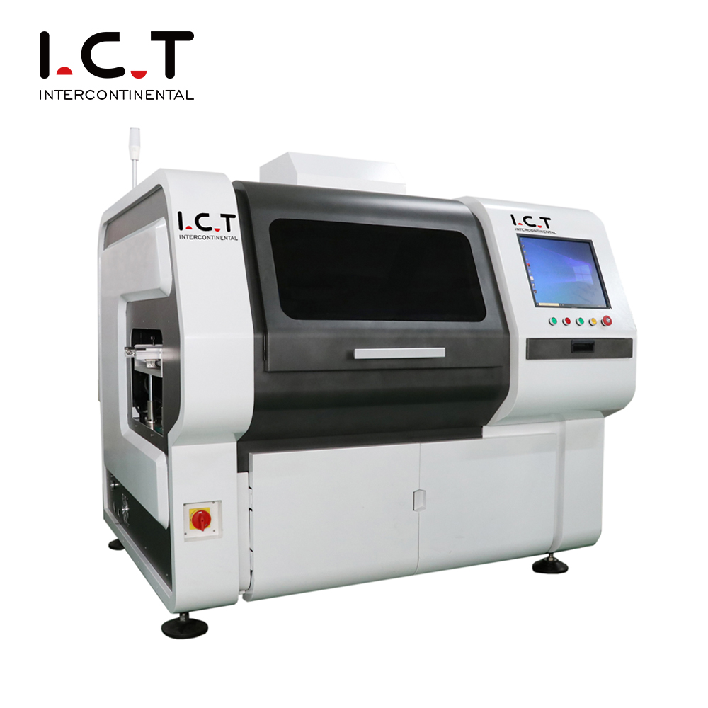 I.C.T |Máquina de colocação de componentes com chumbo axial de mesa SMT Máquina de inserção