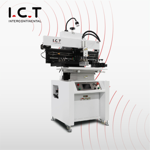 I.C.T-P6丨Semi-automática SMD Máquina de impressão de pasta de solda SMT Impressora