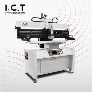 I.C.T |Máquina de impressão manual de impressora de solda semiautomática estêncil