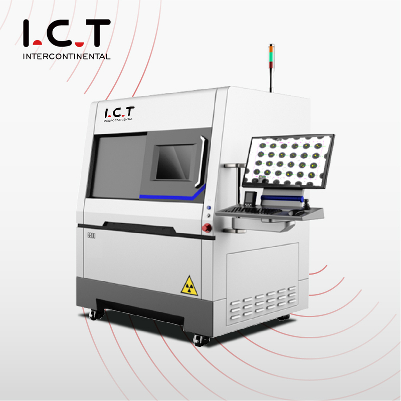 I.C.T |SMT PCB Máquina EMS X-Ray 9100 Eletrônico smt Seamark zm microfocud