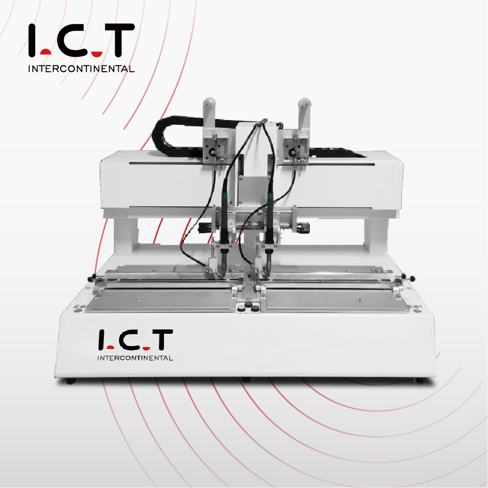 I.C.T |Brinquedo PCB robô de solda por ponto automático cartesiano com bateria de máquina