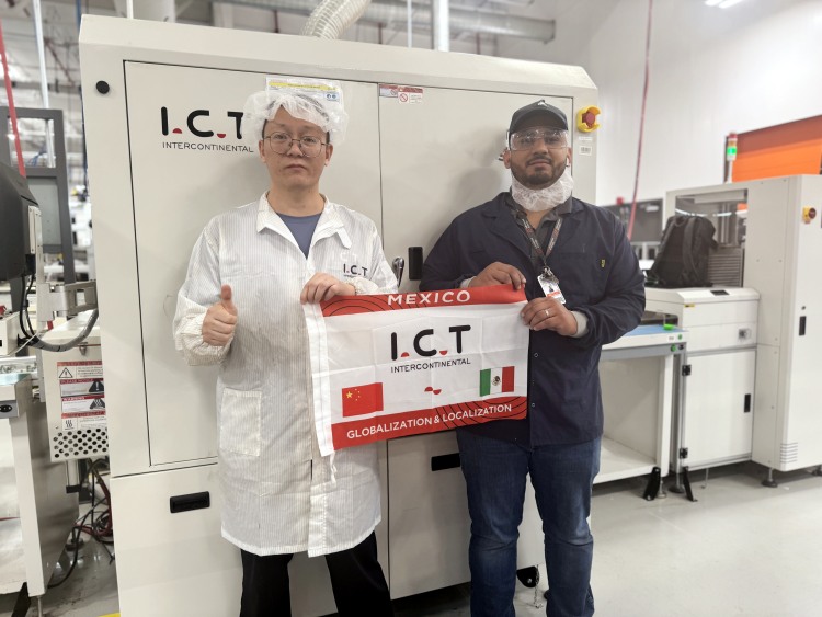 I.C.T Suporte estrangeiro para o forno de cura vertical no México 2
