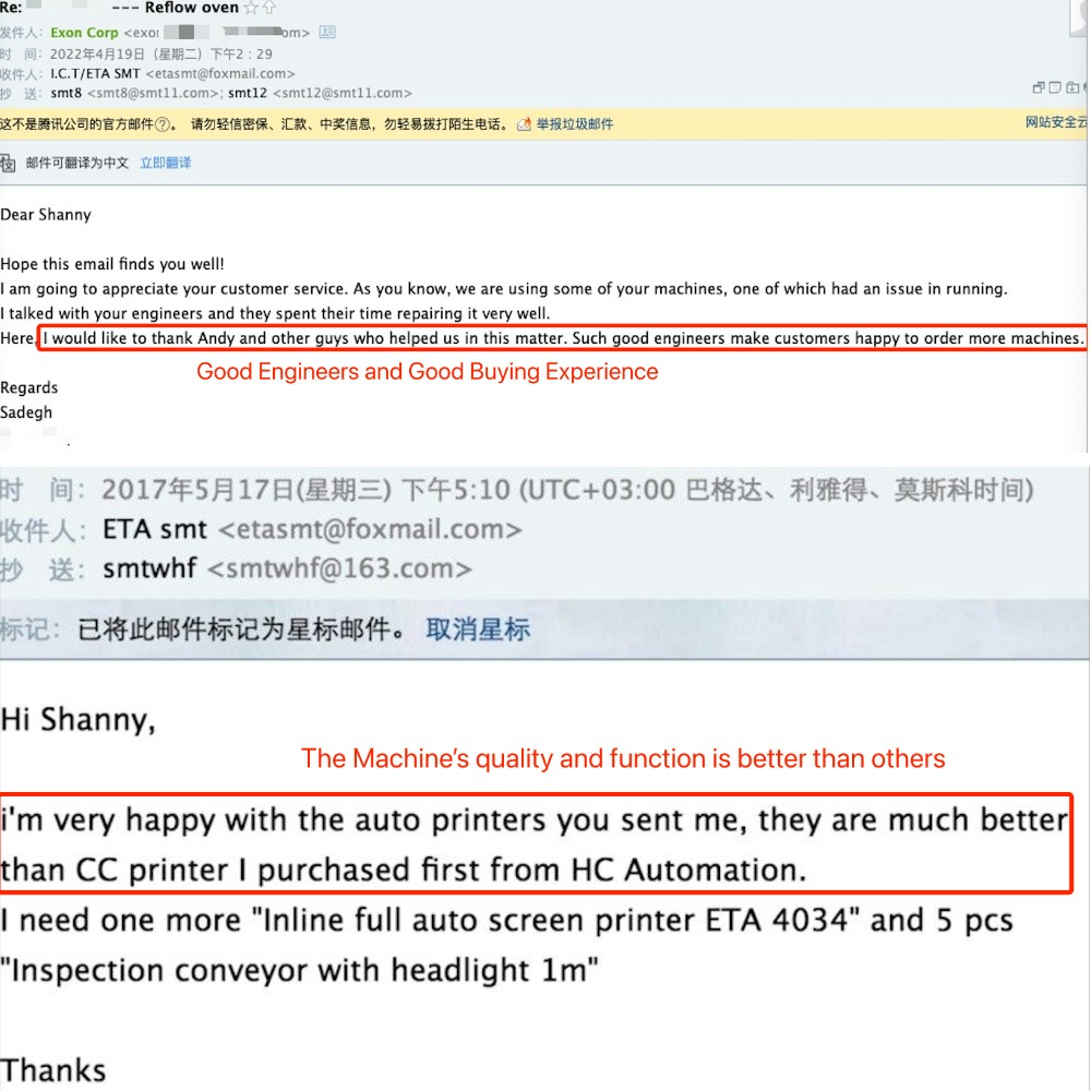 I.C.T | SMT Máquina de revestimento isolante digital duplo PCB Linha de produção