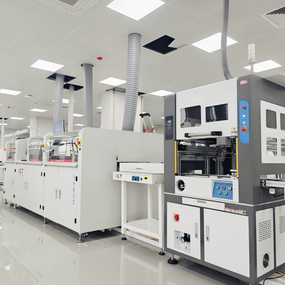 I.C.T | Sistema de máquina de solda de onda Selctive dupla digital sem chumbo de alta eficiência