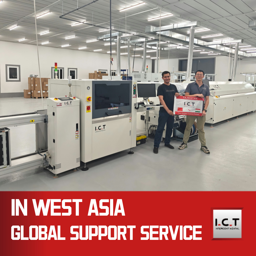 I.C.T | PCB Tela de pasta de solda para máquina de impressão automática SMT