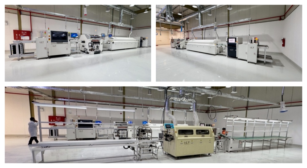 Uma linha de produ&ccedil;&atilde;o de eletr&ocirc;nicos vest&iacute;veis inteligentes na Ar&aacute;bia Saudita