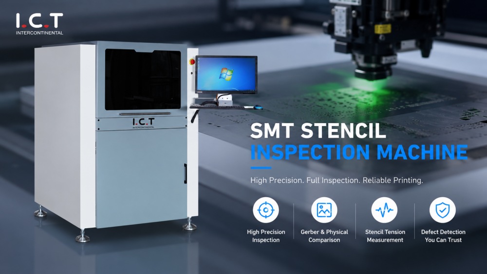 m&aacute;quina de inspe&ccedil;&atilde;o de est&ecirc;ncil smt