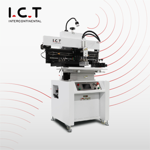 I.C.T |LED SMT Impressora semiautomática de pasta de solda estêncil
