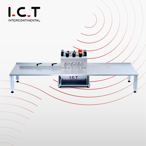I.C.T |Máquina de corte guilhotina on-line automática PCB
