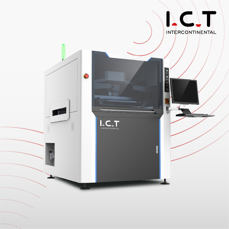 I.C.T |Máquina de impressão automática de pasta de solda X3 de 1,2 m
