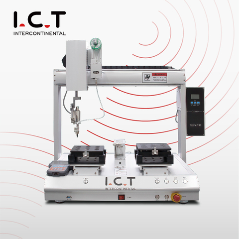 I.C.T-SR250D |Máquina robótica de solda robótica de mesa de 5 eixos PCB Smd 