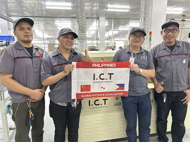 I.C.T Suporte técnico global para máquina de solda por onda nas Filipinas 01