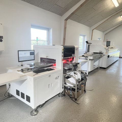 I.C.T | Linha de produção JUKI de alta velocidade SMT SMD