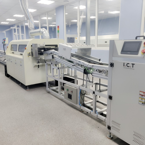 Máquina de solda por onda DIP mini semiautomática para retenção PCB