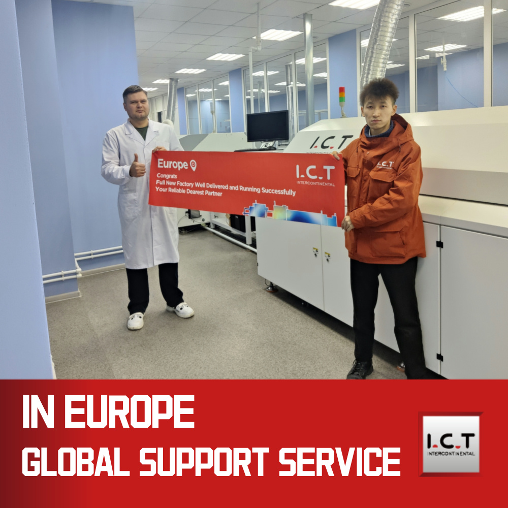 I.C.T | Máquina de Soldar 150-200w para SMT Forno de Refluxo Eletrônico Transportador SMT