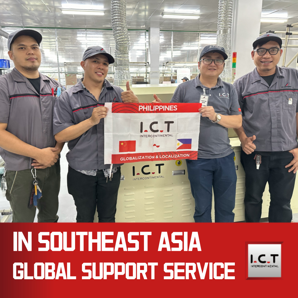 I.C.T | Sistema flexível de alta qualidade em máquina de solda por onda Máquina de imersão de solda dupla para vendas