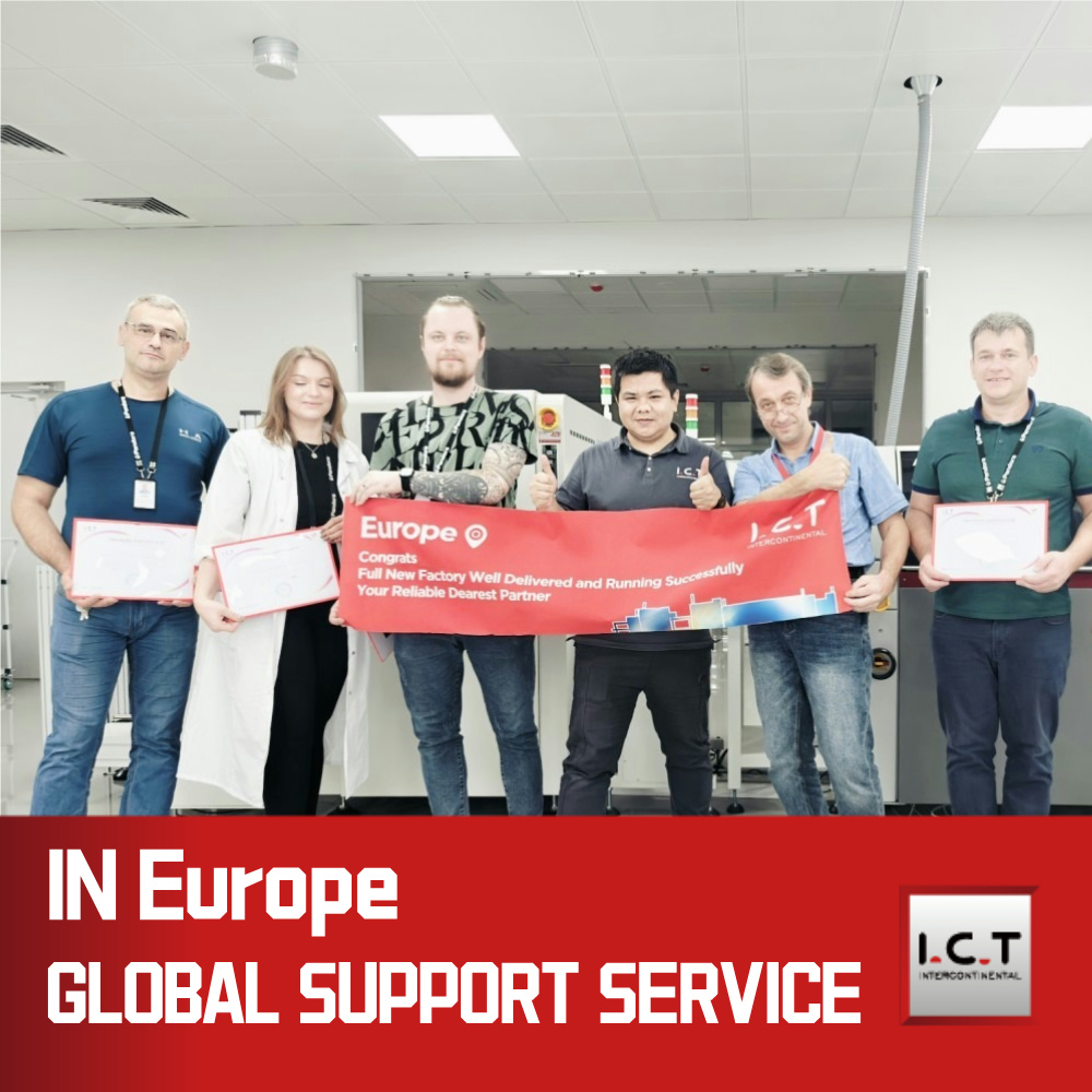 I.C.T | Linha de produção para montagem PCBA SMT PCB