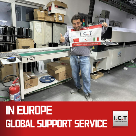 I.C.T | SMT Fabricantes de inspeção PCB Transportador SMT e giro de elevação Transportador SMT