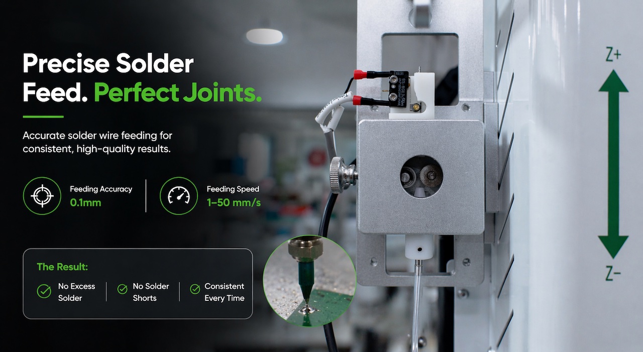 1-3 Precise Solder Feed Perfect Joints 1-3 Juntas Perfeitas com Alimentação de Solda Precisa
