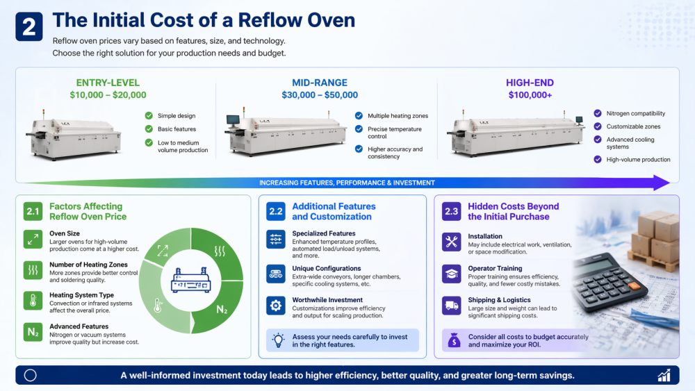 O custo inicial de um forno de refluxo.jpg