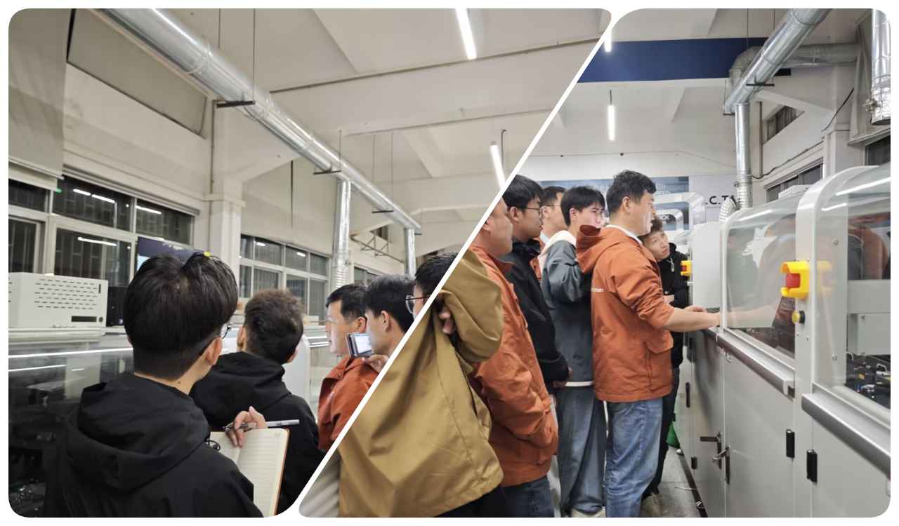 I.C.T Engenheiros recebem treinamento em soldagem por onda seletiva