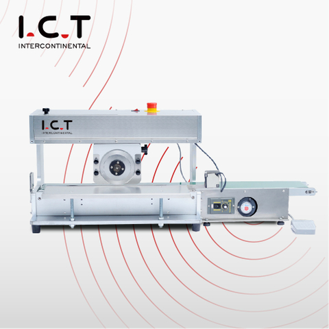 I.C.T |Vários conjuntos de lâminas PCB Cortador manual de precisão da máquina de corte em V PCB
