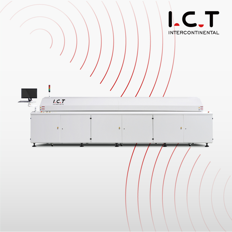 Equipamento de forno de solda por refluxo de 8 zonas PCB SMT