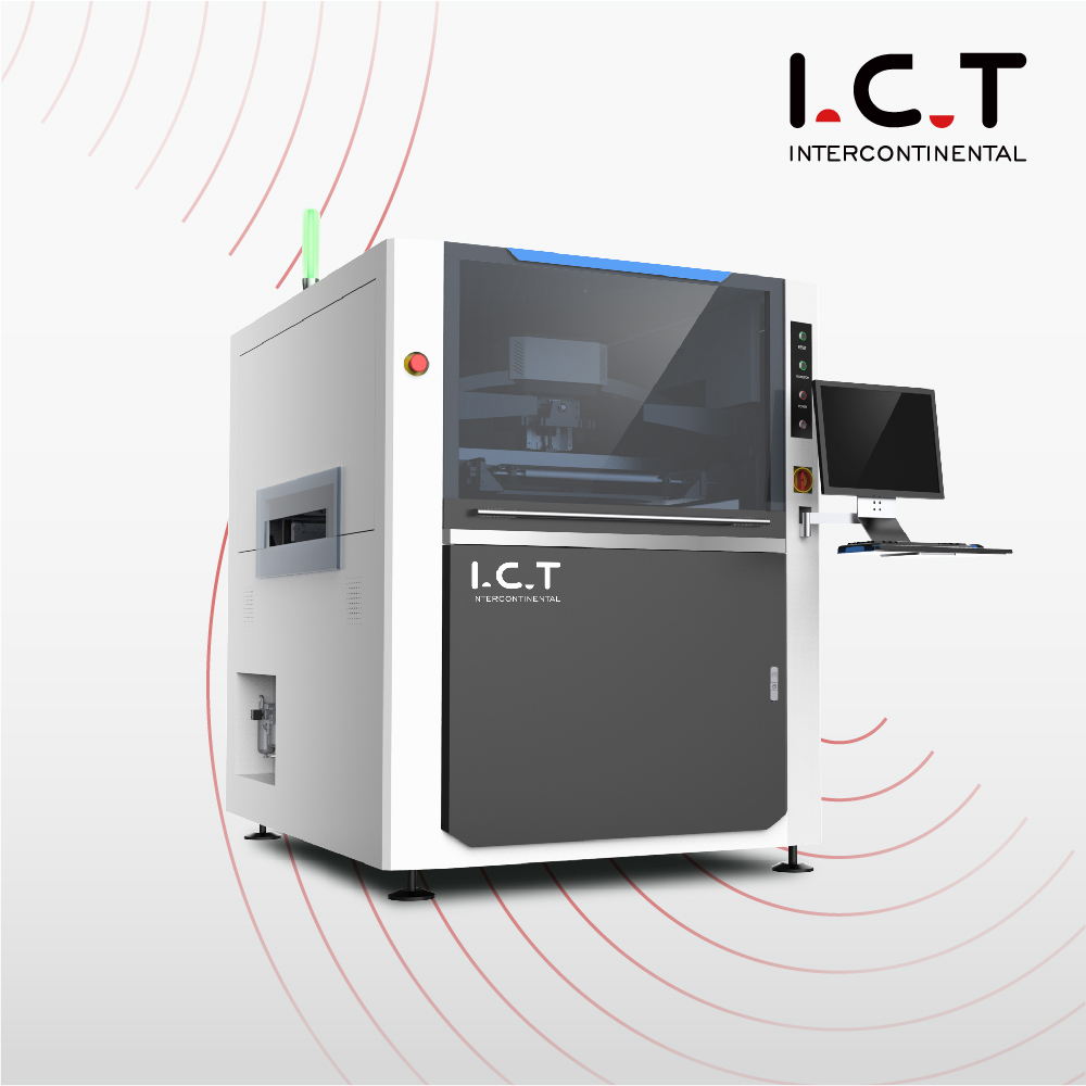 I.C.T |SMT Máquina de serigrafia totalmente automática PCB estêncil Impressora |I.C.T-5134