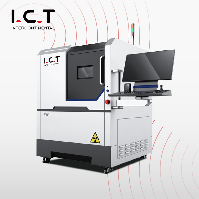 I.C.T |SMT PCB Máquina de inspeção EMS X-Ray 8200
