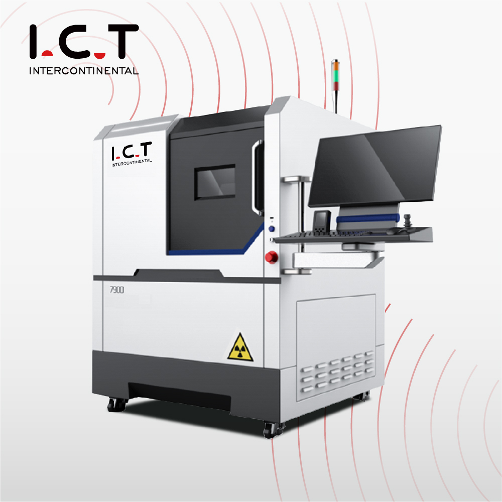 I.C.T Máquina automática de inspeção de raio X de PCB de linha Aoi Smt