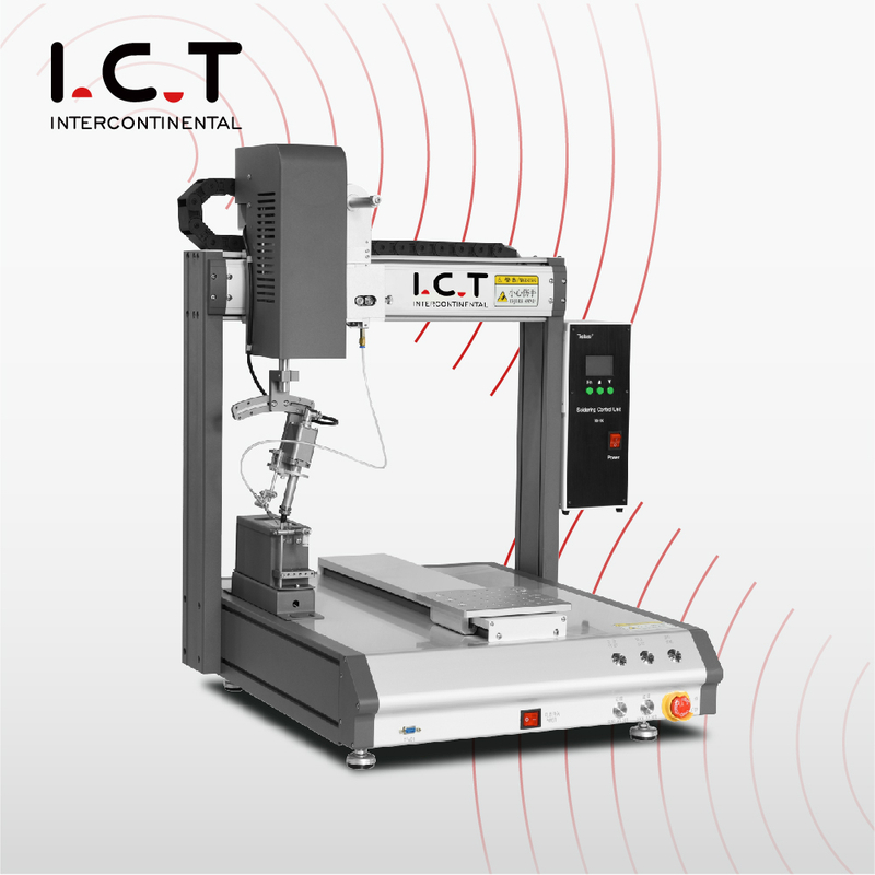 I.C.T |Kits eletrônicos automáticos de robô de solda dupla com duas cabeças